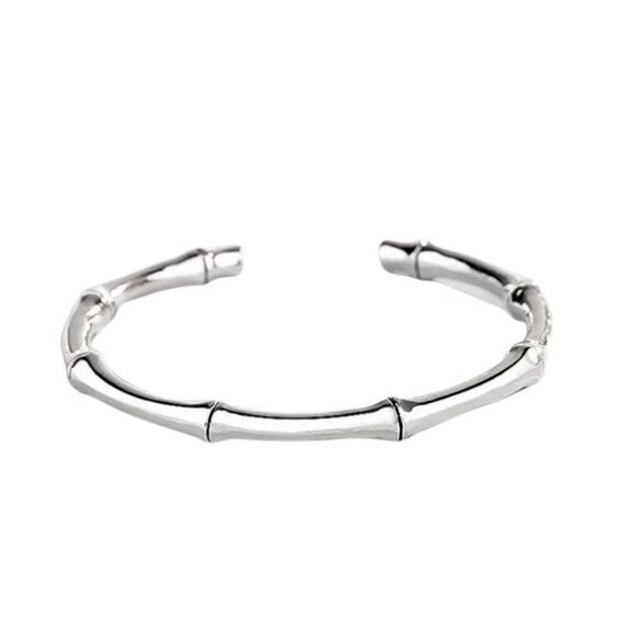 The Bamboo II Cuff Bracelet in 925 - Picture 1 of 11